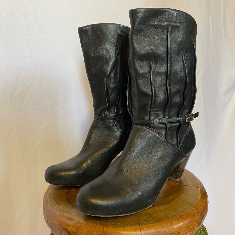 Frye Lisa Pleated 3/4 Boot 8